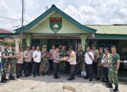 Kejutan Hangat HUT TNI ke-80 dari Kapolsek Kunto dan Bonai Darussalam untuk Koramil 10