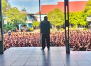 Suara Pelajar Menggema di Lapangan SMP 10 : Deklarasi Anti Narkoba Bersama BNNK Pekanbaru