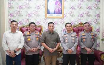 Kapolres Rohul AKBP Emil Eka Putra Silaturahmi dengan Tokoh Masyarakat Ujung Batu, Bahas Sinergi dan Kepedulian Lingkungan