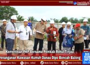Kementrian PKP Bersama Pemkab Rohul Tinjau Penanganan Kawasan Kumuh Danau Dipo Boncah Balong.