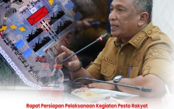 Bupati Anton Pimpin Rapat Finalisasi Malam Puncak Pesta Rakyat HUT ke-26 Rokan Hulu