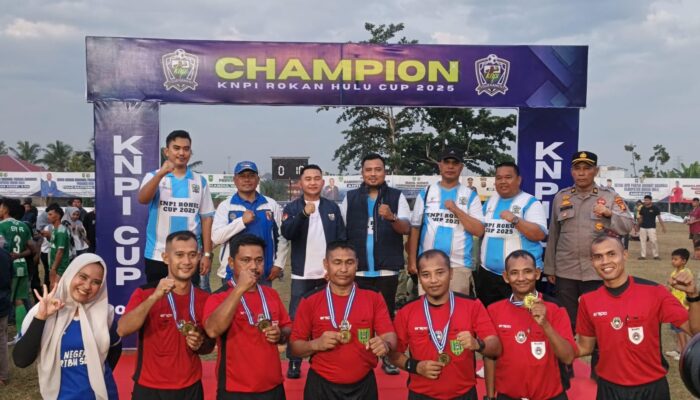 Rambah Tengah Hilir Sukses Tutup KNPI Cup 2025,Ajang Pemuda Bangun Persatuan Lewat Olahraga 