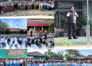 Kombes Pol Dr. Wawan Bangkitkan Semangat 1.185 Pelajar SMP Negeri 8 untuk Tolak Narkoba