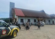 Polsek Rambah Laksanakan Patroli dan Pengamanan Ibadah Minggu di Sejumlah Gereja, Pastikan Umat Beribadah dengan Aman