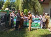 Polres Rokan Hulu Gencarkan Program Green Policing, Tanam Pohon Serentak Di 21 Lokasi se-Rokan Hulu