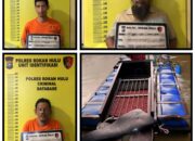 Polres Rokan Hulu Bekuk Tiga Penambang Emas Ilegal di Sungai Rokan