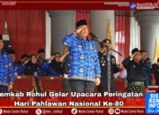 Pemkab Rohul Gelar Upacara Peringatan Hari Pahlawan Nasional Ke-80.