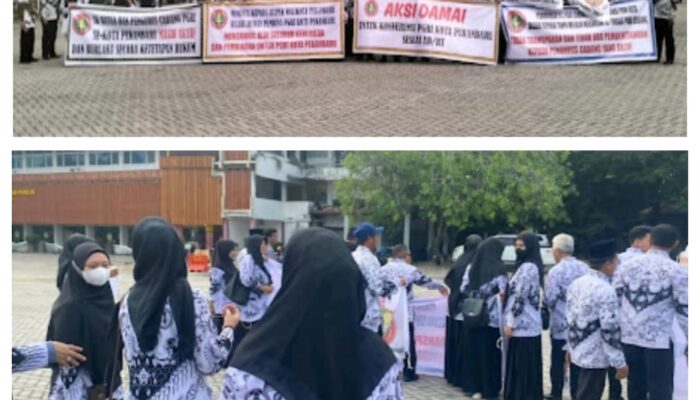Penunjukan Ketua PGRI Pekanbaru Dinilai Tidak Sah, Forum Guru Sampaikan Tuntutan ke Wali Kota