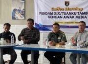 Pendam XIX/TT Perkuat Sinergi Informasi, Gelar Coffee Morning Bersama Awak Media