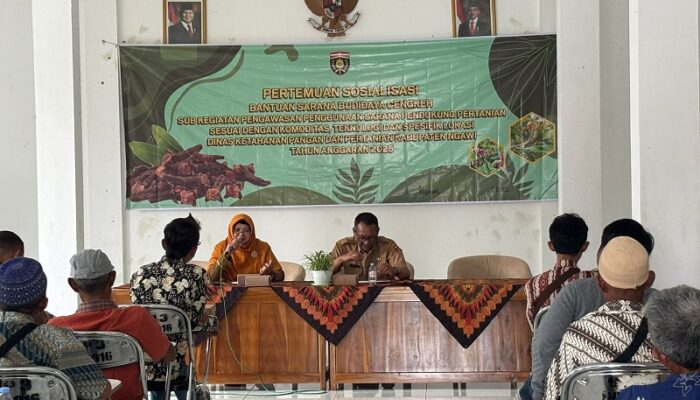 Dinas Ketahanan Pangan dan Pertanian Ngawi Sosialisasikan Bantuan Bibit Cengkeh dari DBHCHT 2025