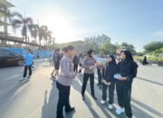 Polantas Menyapa Masyarakat CFD, Ajak Warga Wujudkan Tertib dan Aman Berlalu Lintas