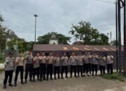 Polres Rokan Hulu Dirikan Tenda Pengungsian, Antisipasi Banjir Sungai Batang Lubuh