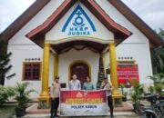 Polsek Kabun Gelar Patroli Minggu Kasih, Pastikan Ibadah Jemaat Aman dan Kondusif
