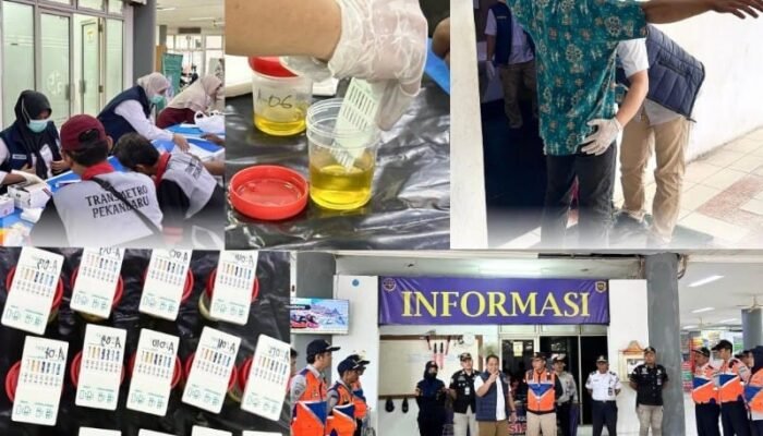BNNK Pekanbaru Gelar Tes Urine Pengemudi AKAP Jelang Nataru 2025–2026, 4 Orang Terindikasi Narkoba