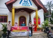 Berikan Rasa Aman Saat Beribadah, Polsek Kabun Laksanakan Patroli Minggu Kasih