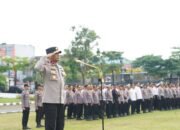 Apel Terakhir Wakapolda Riau, Brigjen Jossy Sampaikan Pesan Perpisahan