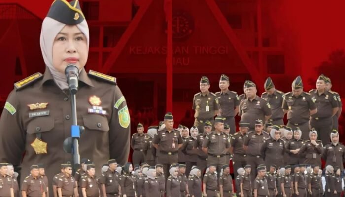 Aswas Kejati Riau Pimpin Apel Kerja di Ikuti Para Asisten Serta Seluruh Pegawai
