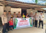 Laksanakan Kegiatan JALUR, Polsek Tandun Salurkan Bansos kepada Warga Desa Puo Raya