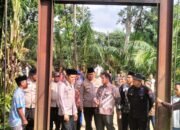 Polres Rokan Hulu Gelar Doa Bersama Renovasi Jembatan Tanjung Betung