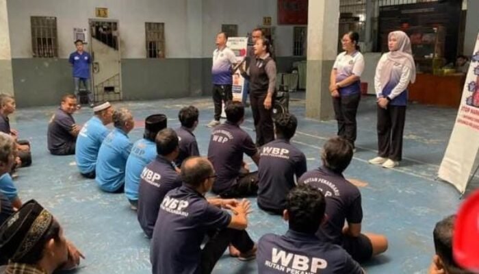 Penyuluhan TB–HIV Digelar di Rutan Kelas I Pekanbaru