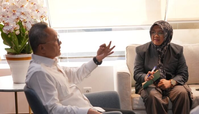 Bupati Siak Temui Menko Pangan, Bahas Penguatan Ketahanan Pangan dan Kampung Nelayan