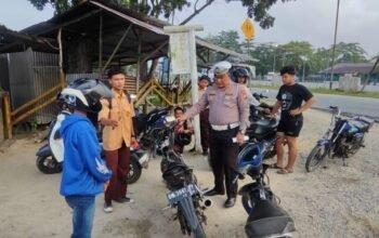Polres Siak Tertibkan Knalpot Brong di Minas, Warga Apresiasi Operasi Keselamatan LK 2026