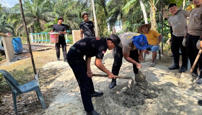 Renovasi Dua Jembatan Merah Putih Presisi Polda Riau di Siak Capai 95 Persen