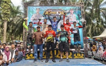 220 Crosser Panaskan Kandis, M. Nando Menang di Kelas Sport Trail Trophy Kapolres Siak 2026
