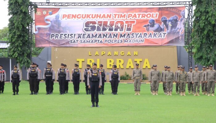 Kapolres Madiun Launching Patroli SIKAT Presisi untuk Tingkatkan Keamanan Wilayah