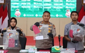 Polres Siak Gelar Konferensi Pers Ungkap Kasus Pembunuhan di Minas