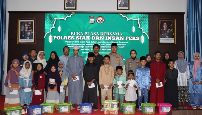 Polres Siak Buka Puasa Bersama Insan Pers, Perkuat Sinergi Jaga Demokrasi dan Keterbukaan Informasi