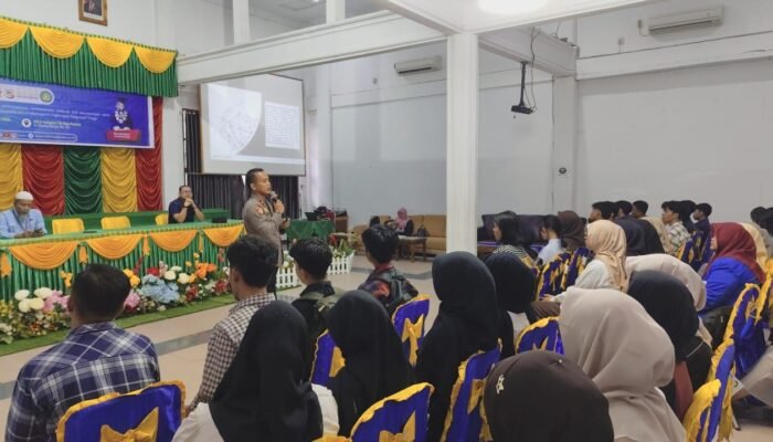 Polres Dumai Gelar Kuliah Umum di ITB Riau Pesisir, Tekankan Tiga Dosa Pendidikan dan Gerakan Anti Narkoba