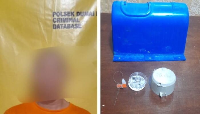 Curi Meteran Air PDAM, Renol Diamankan Tim Opsnal Polsek Dumai Barat