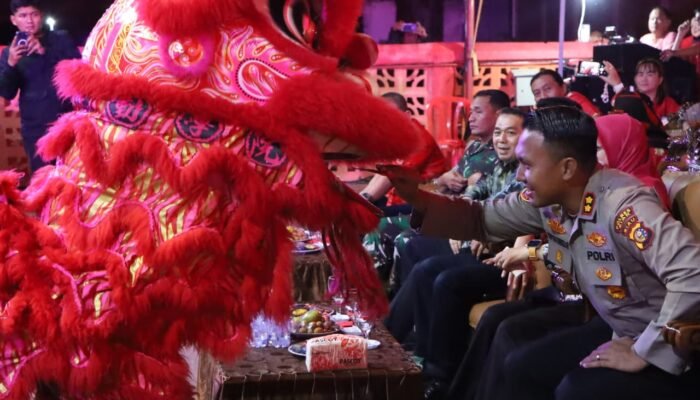 Kapolres Siak Hadiri Perayaan Cap Go Meh 2026 di Klenteng Hock Siu Kong, Ribuan Warga Padati Lokasi