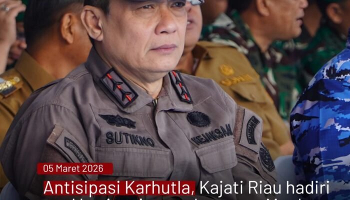 Kajati Riau Bersama Forkopimda Ikuti Apel Kesiapsiagaan Karhutla, Pemerintah Tegaskan Komitmen Pencegahan Sejak Dini