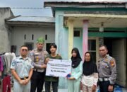 Dari Tragedi ke Kepedulian, Ditlantas Polda Riau Bantu Keluarga Korban Laka Maut