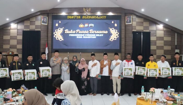 Pererat Kerukunan di Bulan Ramadan, Polres Magetan Gelar Buka Puasa Bersama 18 Pimpinan Perguruan Silat
