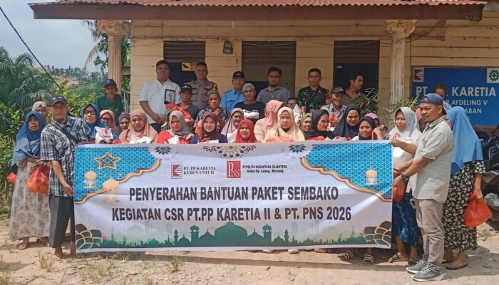 Perusahaan Salurkan 4 Ton Sembako untuk Warga Besitang, Wujud Kepedulian Sambut Ramadan