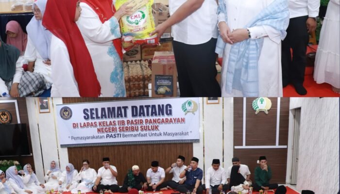 Lapas Pasir Pangarayan Gelar Rapat Dinas, Bagi Takjil Ramadan, dan Buka Puasa Bersama Anak Panti Asuhan