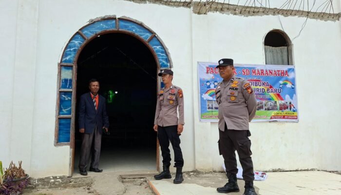 Jaga Kamtibmas dan Pererat Silaturahmi, Polsek Rambah Samo Gelar Minggu Kasih di Gereja GPDI Maranata Telur Aur