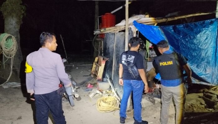 Patroli Tengah Malam, Polsek Minas Antisipasi Peredaran Narkoba di Kebun Sawit Minas Timur