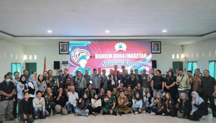 Dalam Suasana Akrab, Letkol Hasan Dasuki Pamit dari Magetan: Media Diapresiasi sebagai Sahabat TNI