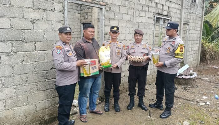 Polsek Kabun Salurkan Bantuan Sembako untuk Kaum Duafa di Bulan Ramadhan Penuh Berkah