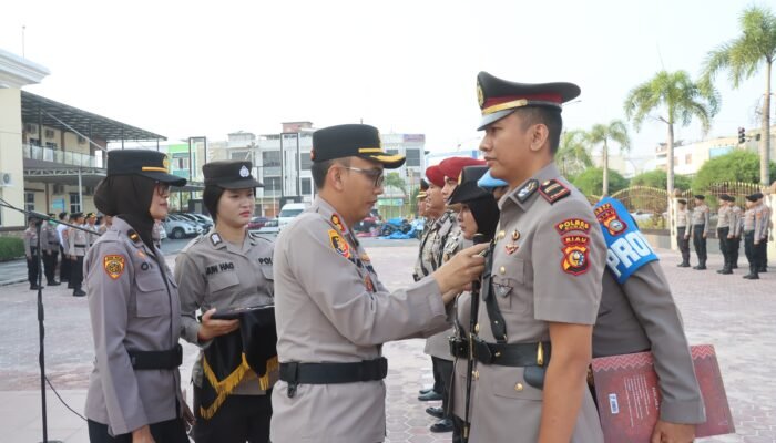 IPTU Erwan Maconda Resmi Jabat Kasat Lantas Polres Dumai, Komitmen Berikan Pelayanan Terbaik