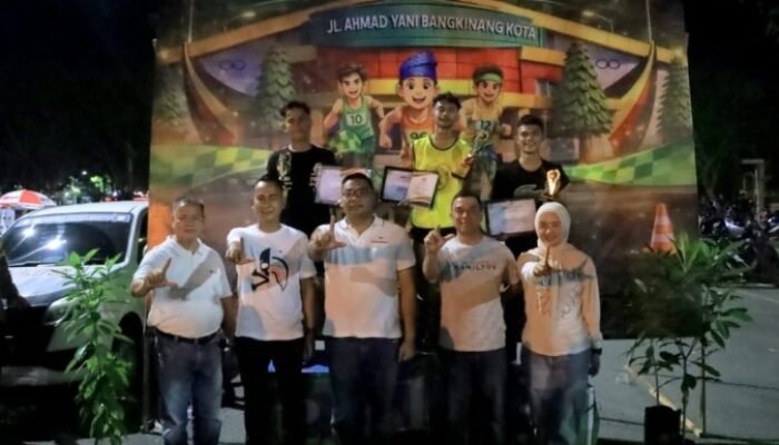 Polres Kampar dan Wendi Tapak Lapan Gelar Balap Lari Green Policing, Alihkan Pemuda dari Balap Liar