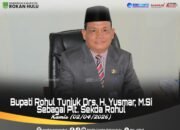 Bupati Resmi Menunjuk Yusmar sebagai Plt Sekda Rokan Hulu hingga Juni 2026