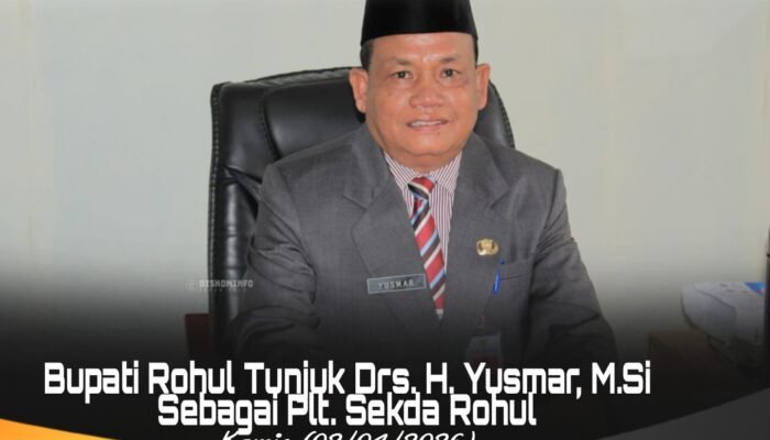 Bupati Resmi Menunjuk Yusmar sebagai Plt Sekda Rokan Hulu hingga Juni 2026