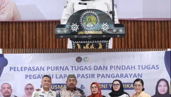 Momen Haru dan Khidmat, Lapas Pasir Pengarayan Lepas Pegawai Purna Bakti dan Pindah Tugas