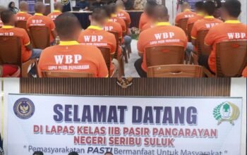 Lapas Pasir Pangarayan Terima Kunjungan POSBAKUMADIN Siak untuk Penyuluhan Hukum Warga Binaan