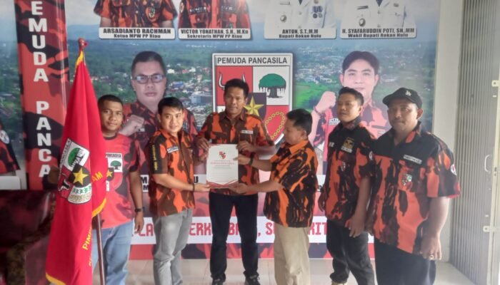 Pemuda Pancasila Rohul Kukuhkan Karateker PAC Pagaran Tapah, Konsolidasi Organisasi Kian Menguat